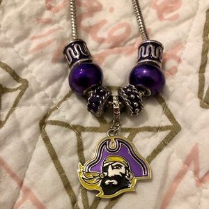 East Carolina University pendant necklace- ECU